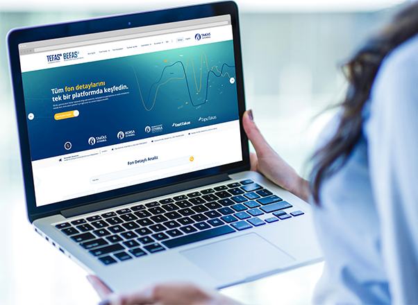 TEFAS Website on Laptop